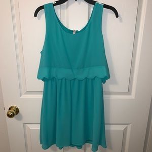 NWOT Teal dress